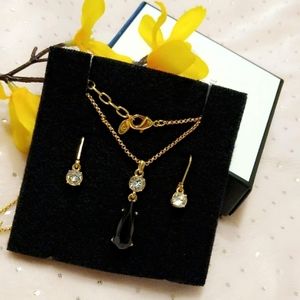 necklace and earrings
